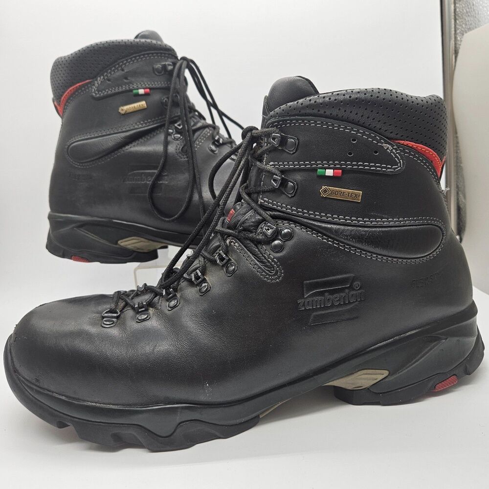 Zamberlan Gore-Tex GTX Vioz Men's Black Leather Waterproof Hiking Boots US 14